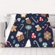 thumbnail image 1 of Manta de forro polar navideña, súper suave y acogedora, ideal para hombres, mujeres, ancianos y niños. Características: súper suave, 40 x 30 pulgadas., 1 of 8