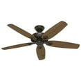 thumbnail image 2 of Hunter - Builder Indoor/Outdoor Ceiling Fan, 52-inch, New Bronze, Traditional-style, 3-speed WhisperWind Motor, 53292, for porches, patios, sunrooms, bathrooms, 2 of 14