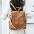 thumbnail image 5 of PRIYAL Leather Backpack Purse for Women Designer Travel Backpack Purses PU Fashion Ladies Shoulder Bag, 5 of 11