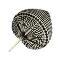 thumbnail image 3 of Sharprepublic Bamboo Hand Fan Cooling Supplies Manual Chinese Weaving for Party Women Home Black, 3 of 8