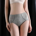 thumbnail image 4 of uublik Womens Briefs Underwear High Waist Gray High Waisted Body Shaper Underwear Womens Seamless Shaping Panties, 4 of 5