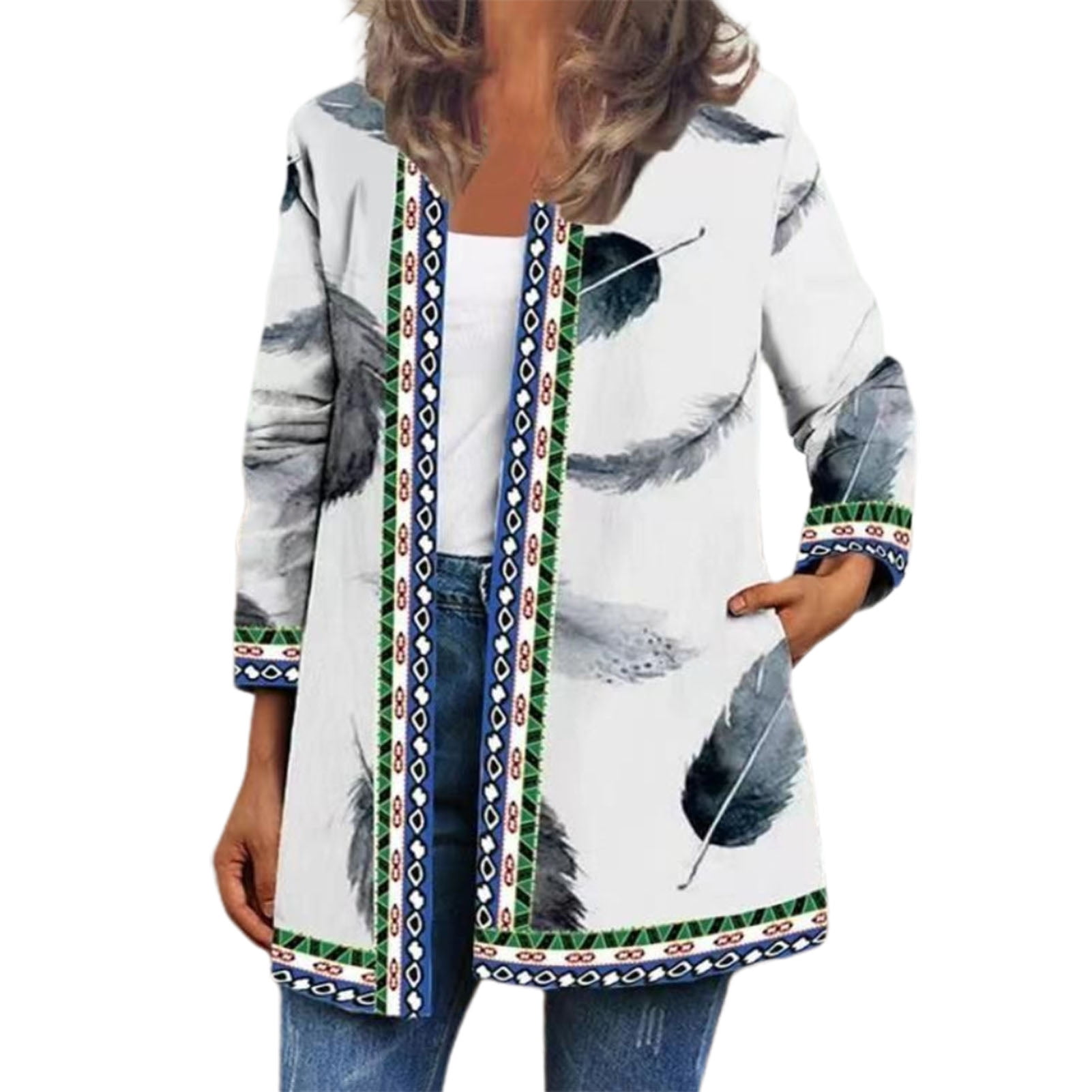 cotton floral cardigan