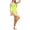 Yellow, variant on QURATI Swimwear Women'S V Neck Swimsuit Adjustable Spaghetti Straps Bathing Suit Swimwear Black L