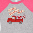 thumbnail image 4 of Inktastic Hoppy Valentine's Day Bunny Truck with Hearts Boys or Girls Baby Bodysuit, 4 of 5