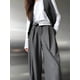 thumbnail image 4 of Pantalones de Trabajo para Mujer, de Pierna , de Vestir, de Cintura Alta, Informales, para Oficina y Negocios Gris L, 4 of 9