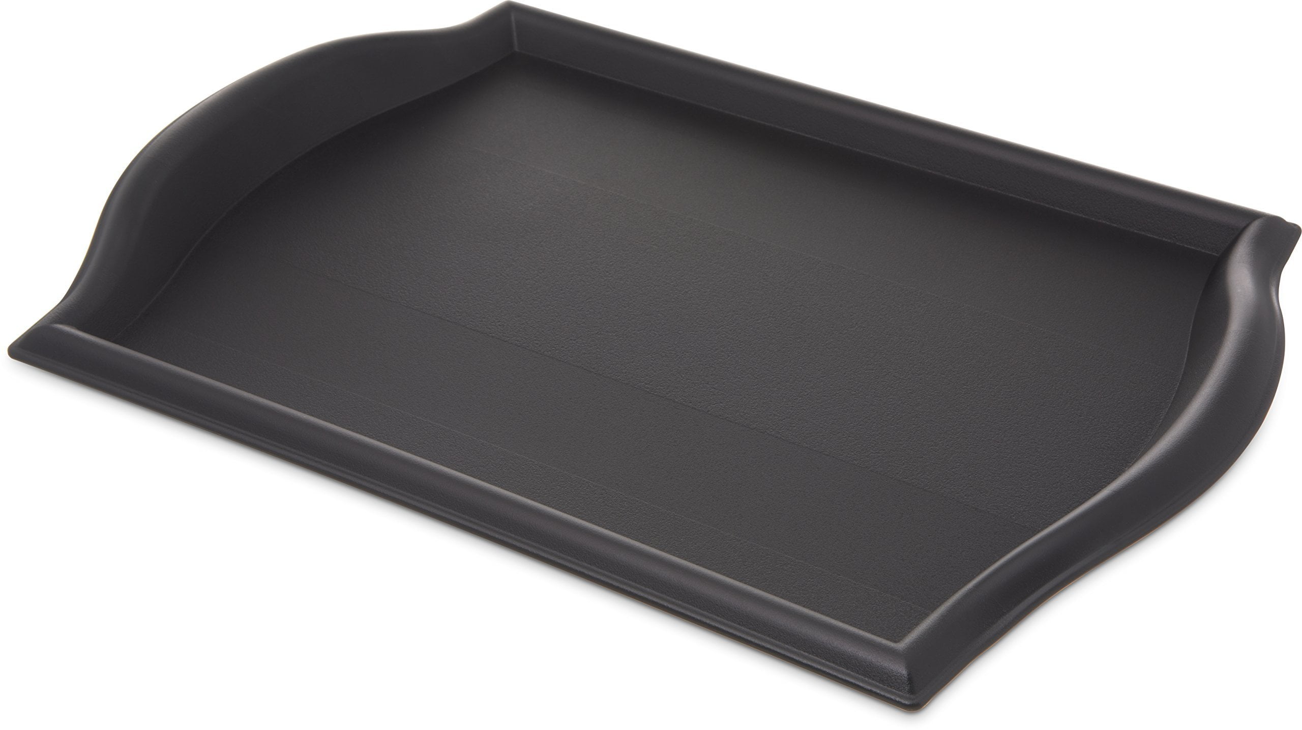 Carlisle 1217BT03 Bistro Plastic Café Tray, 12" X 17", Black 17 inches