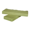 thumbnail image 4 of Quzzie Yoga Bolster Pillow Rectangular Support Cushion Block Sponge Suede Cloth Removable Cover Suitable for Restorative Yoga Meditation Prenatal Yoga Shoulder Stand Home Relaxation Linen Green, 4 of 8