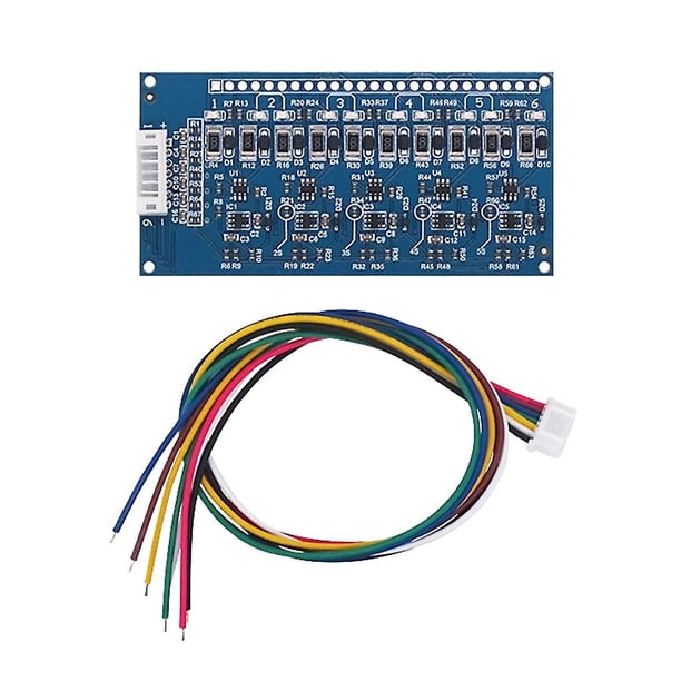 Tablero De Equilibrio Para Cargador De Baterías Lipo 2-6S – Adaptador De Expansión JST-XH Con 4 Unidades Y Cables De Conexión Para RC