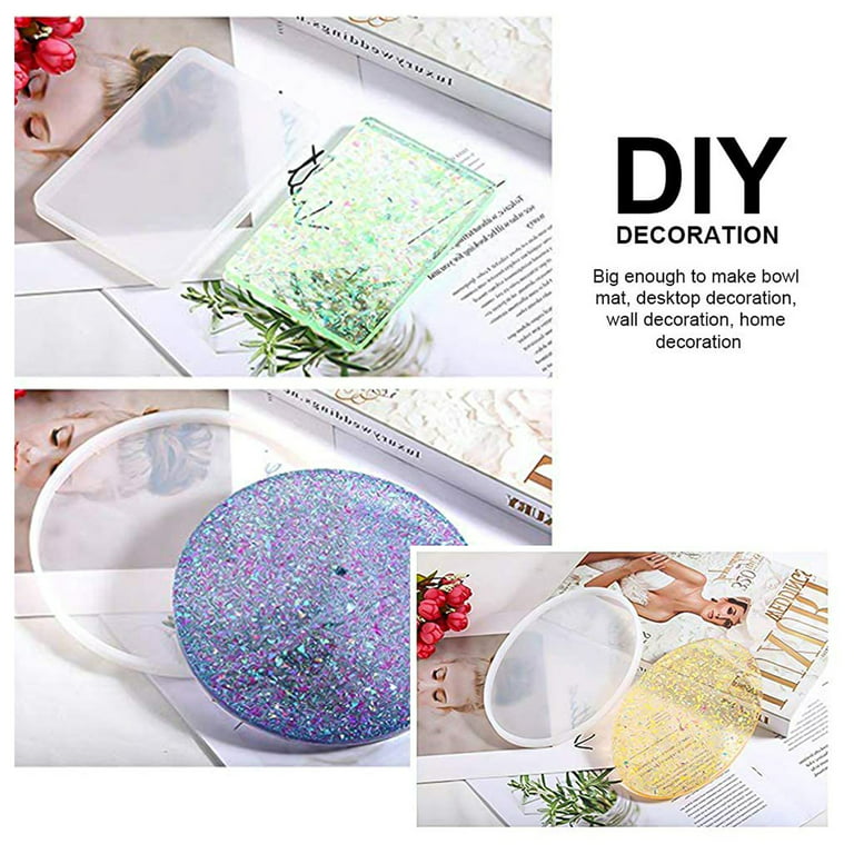 DIY Epoxy Resin Square Rectangle Silicone Molds Casting Craft Filling  Ornaments