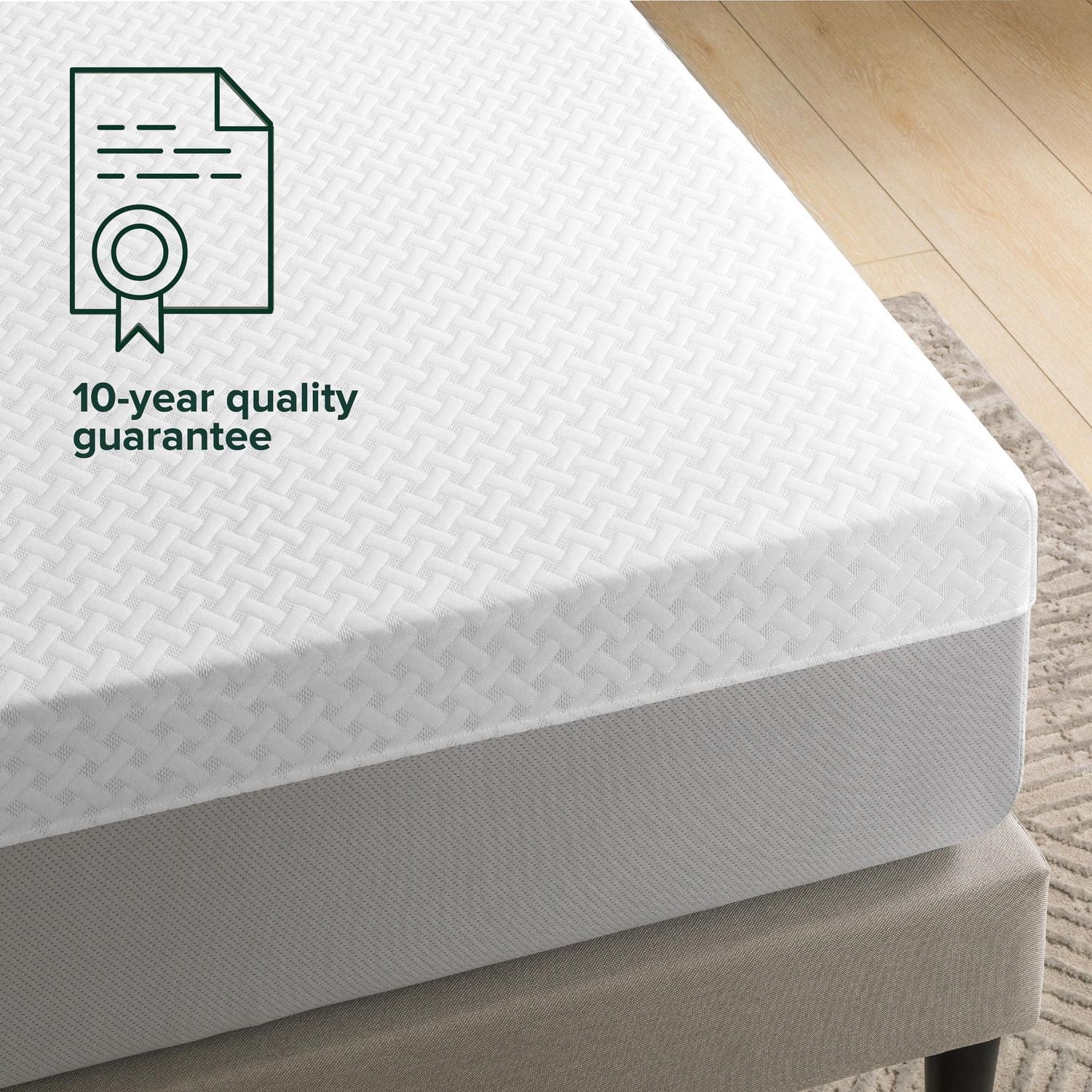 Zinus 10 inch Cooling Airflow Hybrid Foam and Pocket Coil Mattress, Queen