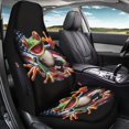 thumbnail image 5 of Binienty Frog Front Car Seat Covers Front Seats Only Decorative Waterproof Vehicle Seat Covers for Cars SUV Truck Van, Easy to Install, 5 of 8