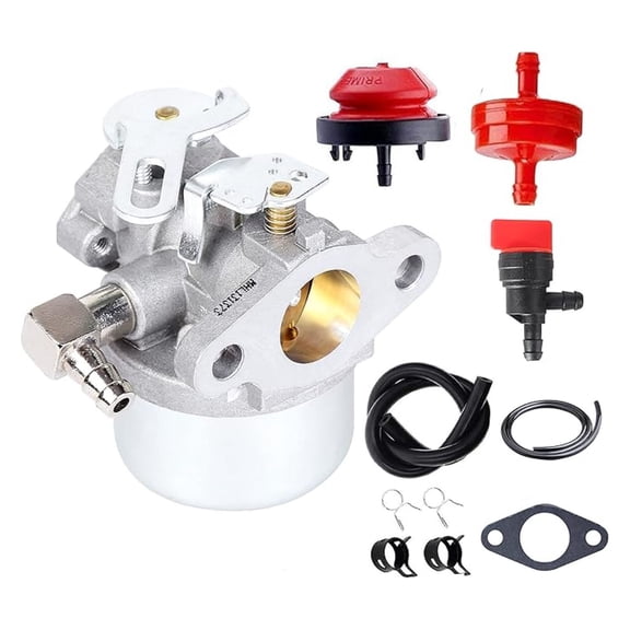 Carburetor for 5HP 22" Snow Blower - Replacement Carb 143.025001, 143.955001, 143.005001 & More - with Gaskets, Hose & Fuel Filter
