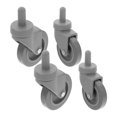thumbnail image 1 of 4 Pcs Mop Bucket Accessories Furniture Replacement Caster Industrial Casters Can with Brake Locking ,Multiple Uses, 1 of 5