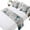 Gray Teal, variant on Green Eucalyptus Leaves Bed Runner for Queen Size Bed, Retro Rustic Botanical Floral 3 Pcs Bedding Runner Set - 1 Scarf(83"x20") and 2 Pillowcases(18"x18"), Bed Throws for Foot of Bed for Hotel