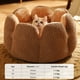 thumbnail image 1 of Petal-shaped Cat Bed - Winter Warmth and Comfort for Your Feline Friend ShopWise Round, 1 of 10