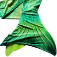 thumbnail image 5 of Sun Tail Mermaid Swim Set; Lime Rickey Mermaid Tail + Lime Green Monofin for Swimming; size - Child Medium, 5 of 7