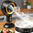 thumbnail image 2 of Lwuey Portable Range Hood, Desktop Kitchen Exhaust Fan Mini Extractor 2 Wind Speed Low Noise Wireless Detachable Filter Oil Collection Cup Indoor Camping BBQ Hot Pot RV Cooking Smoke Extraction Black, 2 of 8
