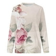 thumbnail image 4 of CNKOO Femmes Sweat-Shirt à Manches Longues Imprimé O Col Pull en Vrac Sweat-Shirt d'Automne, 4 of 4