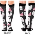 thumbnail image 2 of FREEAMG Cute Penguin Compression Socks for Men & Women Knee High Stockings for Running, Sport, Hiking & Travel, 2 of 7