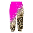 thumbnail image 4 of Capris pour Femmes, Pantalons pour Femmes, Pantalons Longs Amples Décontractés pour Femmes à Taille Élastique avec Cordon, Imprimés, avec Poche, Capris, 4 of 6