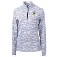 thumbnail image 2 of Women's Cutter & Buck Charcoal Oregon Ducks Traverse Camo Quarter-Zip Pullover Top, 2 of 3