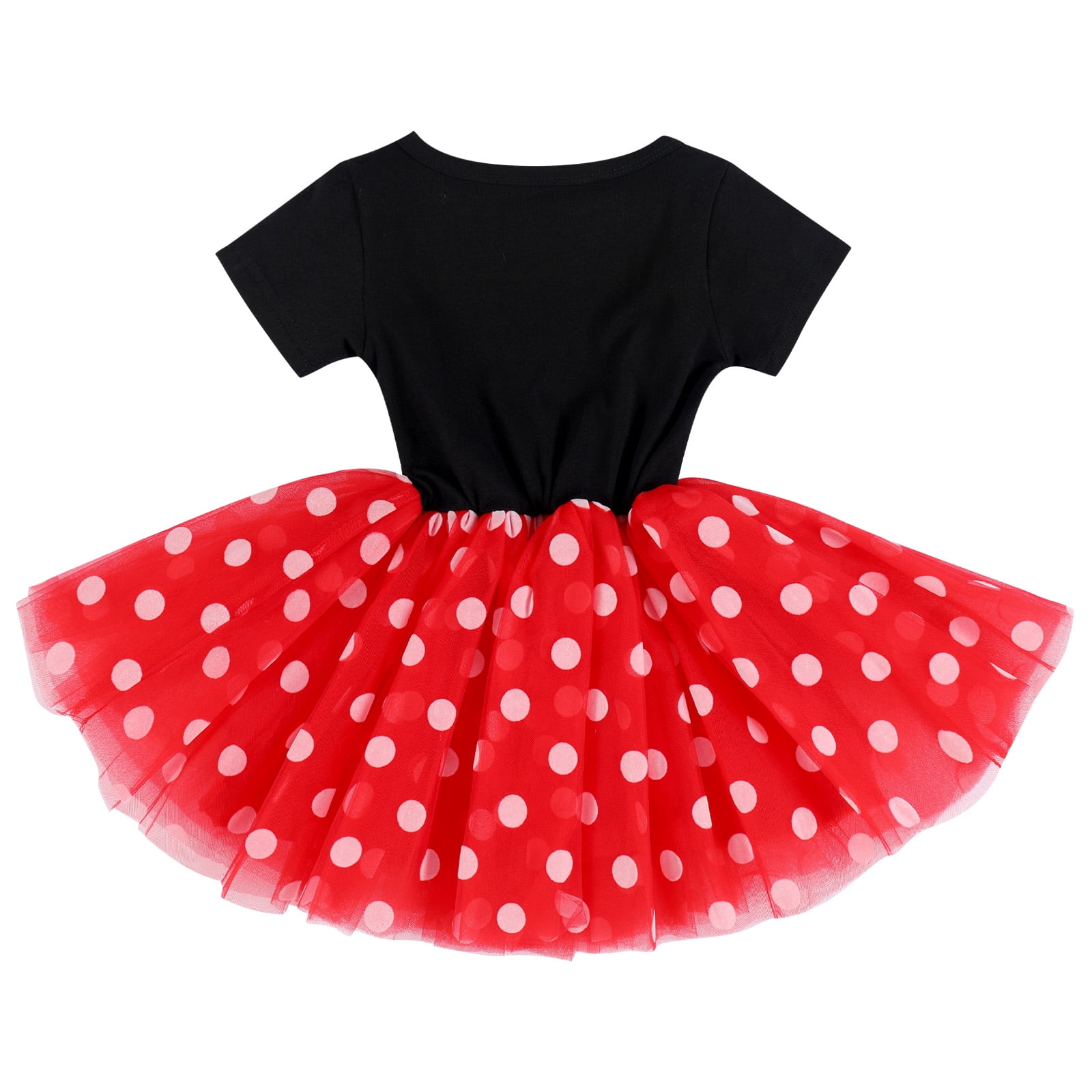 IBTOM CASTLE Baby Girls 1st 2nd Birthday Clothes Mouse Polka Dots One Sequin Tutu Princess Dress Cake Smash