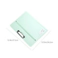 thumbnail image 3 of Elainilye A3 File Folder, Plastic Clip Document Holder Portfolio for Exam Papers Office Letter Size Storage Organizer with Secure Closure, Green, 3 of 6