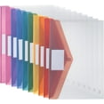thumbnail image 2 of Mr. Pen- Plastic Envelopes, 10 Pack, A4, Letter Size, Colorful Flaps, Plastic File Folder with Label Pocket, 2 of 8