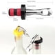 thumbnail image 3 of Tapones de vino reutilizables, tapón de botella de vacío de silicona, tapón de botella de bebida manual expansible, corcho de sello hermético para botella de vino-6 piezas, 3 of 5