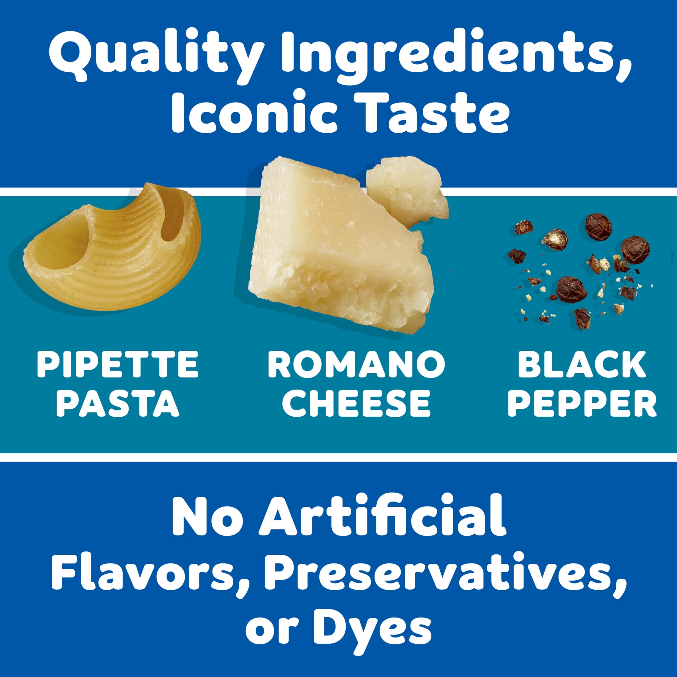 Kraft Mac and Cheese Restaurant Edition Macaroni and Cheese, 1 Box, for Easy Mealtime Solutions, Romano Cacio e Pepe Flavored, Made with Real Cheese, 9.5 oz