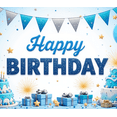 thumbnail image 4 of Yatrandify Colorful Design Happy Birthday Banner Decorative Elements Celebration Decor Star Theme for Birthday Party Indoor Decoration Photo Shoot, 4 of 8