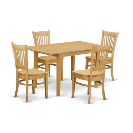 East West Furniture Norfolk 5 Piece Hepplewhite Modern Dining Table East West Furniture Norfolk 5 Piece Hepplewhite Modern Dining Table Set