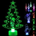 thumbnail image 1 of OUSITAID Lampe de Table en Acrylique Colorée avec LED, Décoration de Noël, 1 of 8