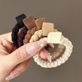 thumbnail image 4 of 5Pairs Korean Strong Women Hair Scrunchies Girls Elastic Hair Rubber Bands Ponytail Hair Holders/Gum /Tie Accessories, 4 of 10