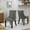 Slate, variant on GDF Studio Maggie Contemporary Tufted Dining Chairs, Set of 2, Slate Microfiber and Espresso