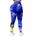thumbnail image 2 of Womens Leggings Yoga Pants Womens High Waist Pant Soft Sport Yoga Leggings Workout Running Trousers, 2 of 6