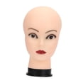 thumbnail image 2 of MERIGLARE Mannequin Head Cosmetology Display for Display Hat Making Salon Black Base, 2 of 9