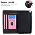 thumbnail image 4 of Allytech Galaxy Tab A 8.0 Case 2019 Released SM-T290 T295, Glitter Bling PU Leather Slim Shell Multi Angle Stand Shockproof Cover for Girls Women for Samsung Galaxy Tab A 8.0 2019 T290, Pink, 4 of 5