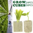 thumbnail image 1 of Mini Compresse Cubes de Laine de Roche Hydroponique Média de Culture Sans Sol Base de Plantation, 1 of 5