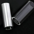 thumbnail image 3 of 2pcs 70mm Glass and Stainless Steel Guitar Bass Slide Transparent and Silver, 3 of 8