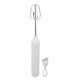 thumbnail image 1 of Handheld Electric Egg Beater, Electric Milk Frother, Coffee Mixer, Milkshake Mixer, Foamer, Kitchen Utensils, White, 1 of 4
