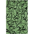 thumbnail image 2 of SAFAVIEH Soho Hunter Floral Wool Area Rug, Black/Teal, 3'6" x 5'6", 2 of 7