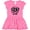 Raspberry with Polka Dots, variant on Inktastic Oldies but Goodies Records and Music Notes Girls Toddler Dress