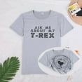 thumbnail image 2 of Uuszgmr Cute Tops For Girls Boys Ask Me About My Childrens Novelty Humor Flip Short Sleeved T Shirt T Shirt Round Neck 3 To 14 Years Old Children Casual Vacation Travel Usual Time, 2 of 8