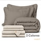 thumbnail image 4 of Edredón Queen Ligero Dreamlab y Juego de Sábanas con Fundas de Almohada Decorativas 7 Piezas Moneda Arena Beige, 4 of 5
