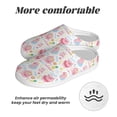 thumbnail image 6 of KLL Cute Pig Pattern Adult Unisex Cozy Slippers,Fuzzy Slip-on Slippers TPR Sole Slippers Comfort Plush Home Footwear for Indoor & Outdoor-11, 6 of 7