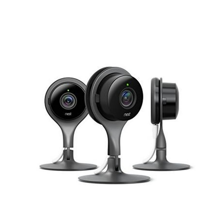 Refurbished Lot Of 3 Nest Cam Indoor Security Camera 3 Pack Works With Amazon