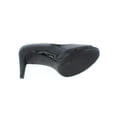 thumbnail image 3 of Bandolino Womens Rainaa Patent Peep-Toe Heels Black 7.5 Medium (B,M), 3 of 4