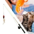 thumbnail image 4 of Jouet Canne à Pêche pour Chat, Canne à Pêche Rétractable pour Chat, Jouet Interactif pour Chat, Jouets pour Chat pour Intérieur Extérieur, pour Chats Ennuyés et Exercice, Morsure, Sécuritaire et, 4 of 8