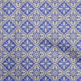 thumbnail image 1 of oneOone Silk Tabby Blue Fabric Asian Ornamental Sewing Fabric By The Yard Printed Diy Clothing Sewing Supplies 42 Inch Wide, 1 of 5